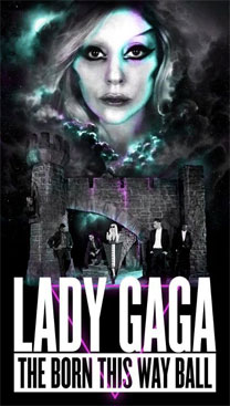 Αυτό είναι το poster της παγκόσμιας περιοδείας της Lady Gaga