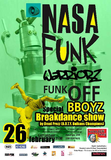 Nasa Funk - Warriorz -Funk Off - Live.